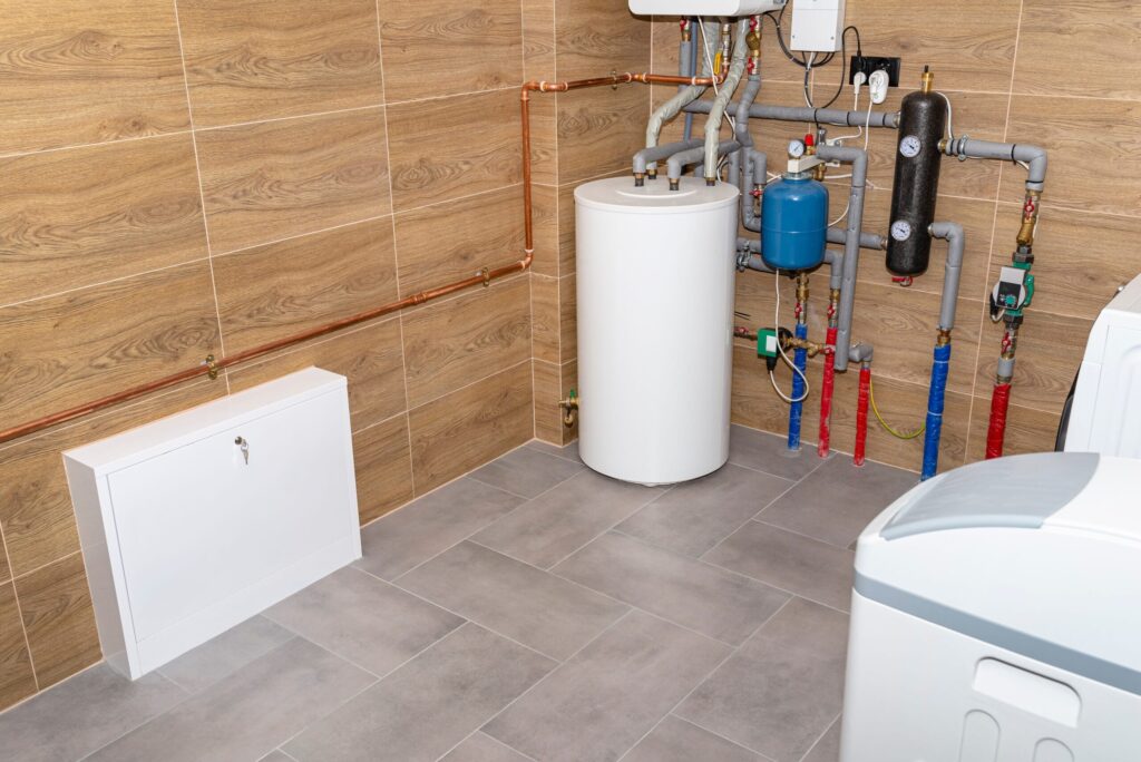 Residential water heater and plumbing system installed in Miami Beach